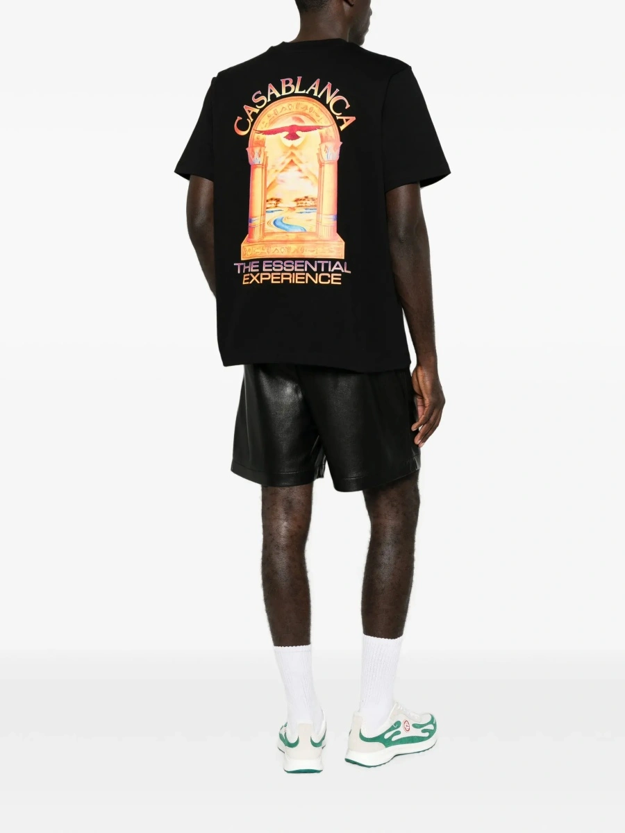 Tricou Casablanca negru din bumbac - Img 4
