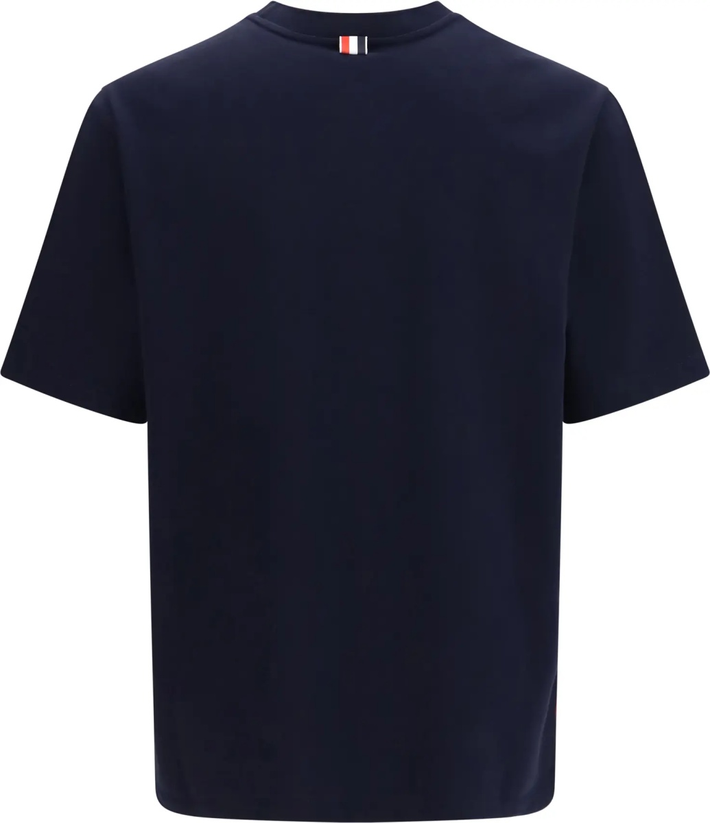 Tricou Colorblock T-shirt with 4-bar detail - Img 2