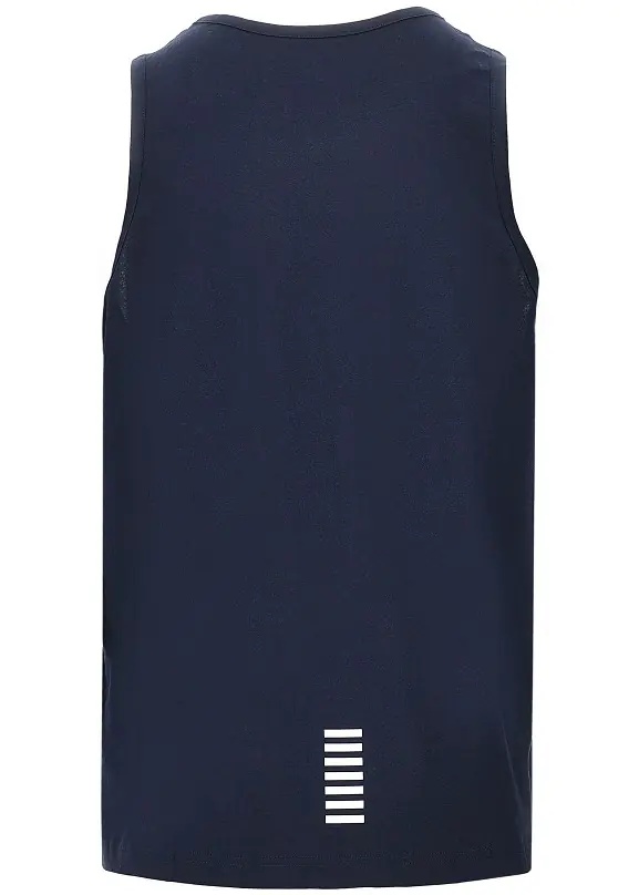 Tricou Cotton tank top with logo print - Img 3