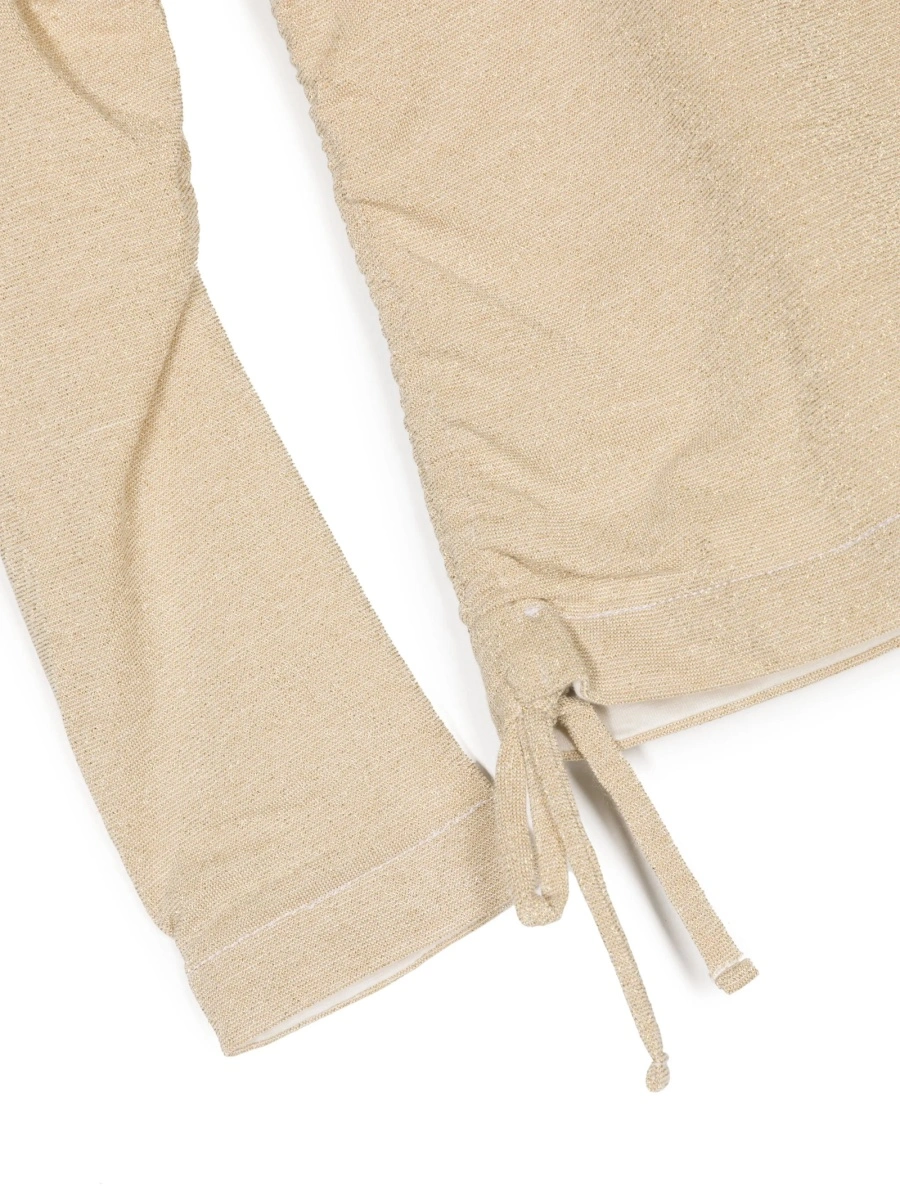 Tricou Dolce &amp; Gabbana auriu din elastan si poliamida - Img 3