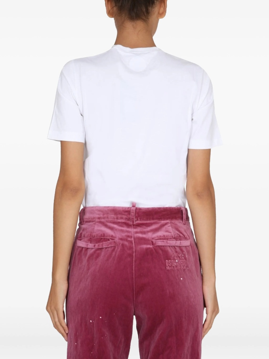 Tricou DSQUARED2 alb - Img 3