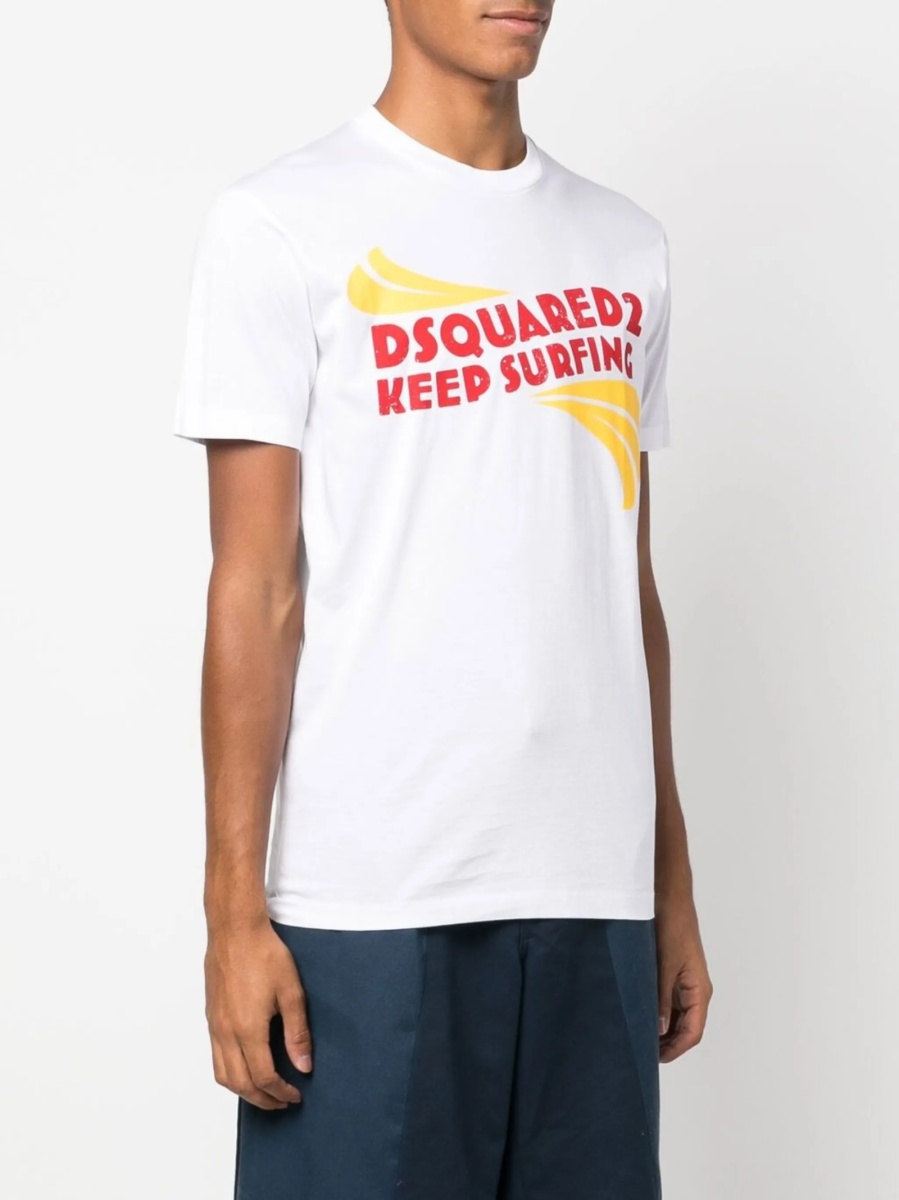 Tricou DSQUARED2 alb - Img 3