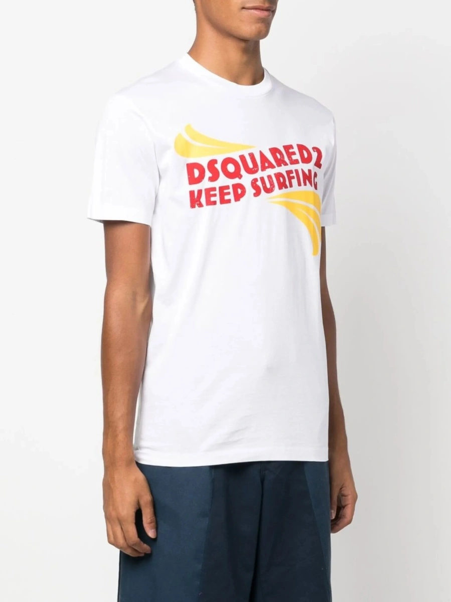 Tricou DSQUARED2 alb - Img 3