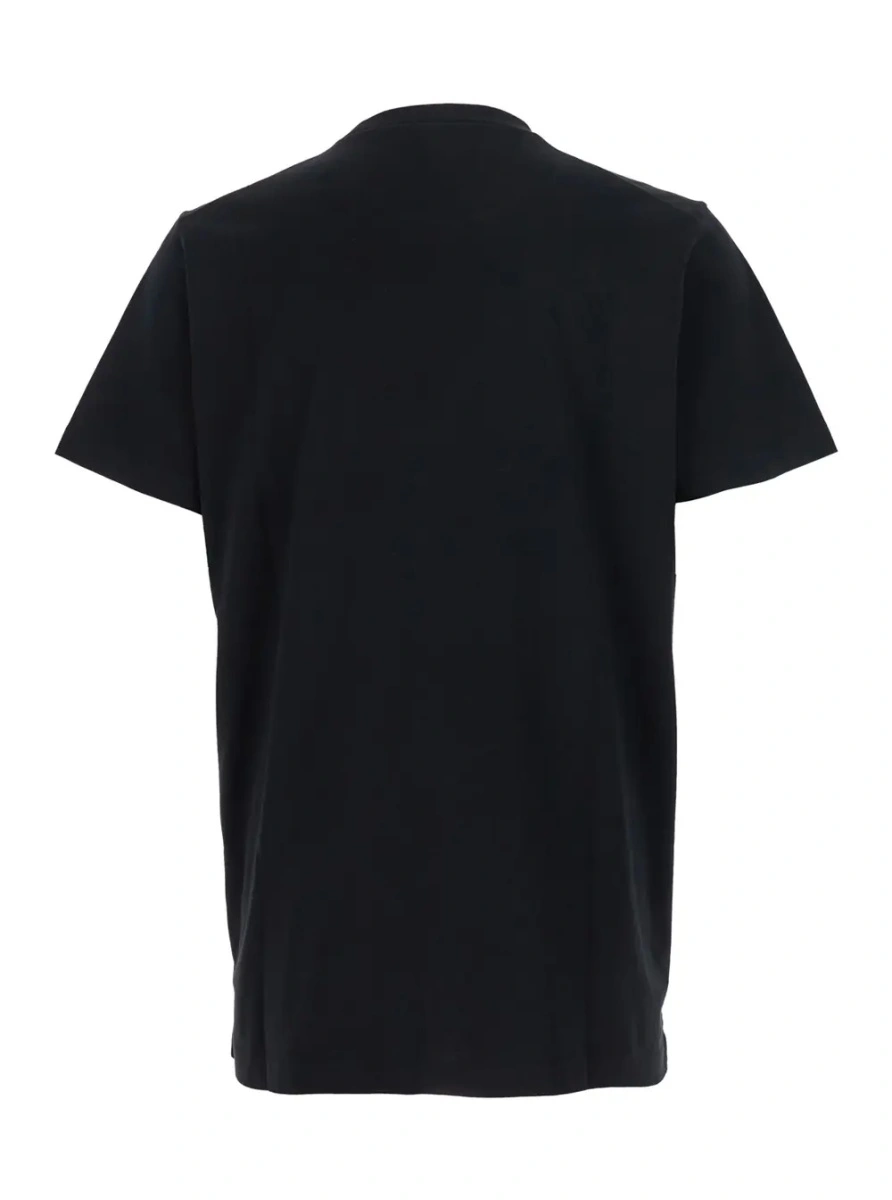 Tricou 'Ducati x D2' Black T-Shirt with Logo on the Front in Cotton Man - Img 2