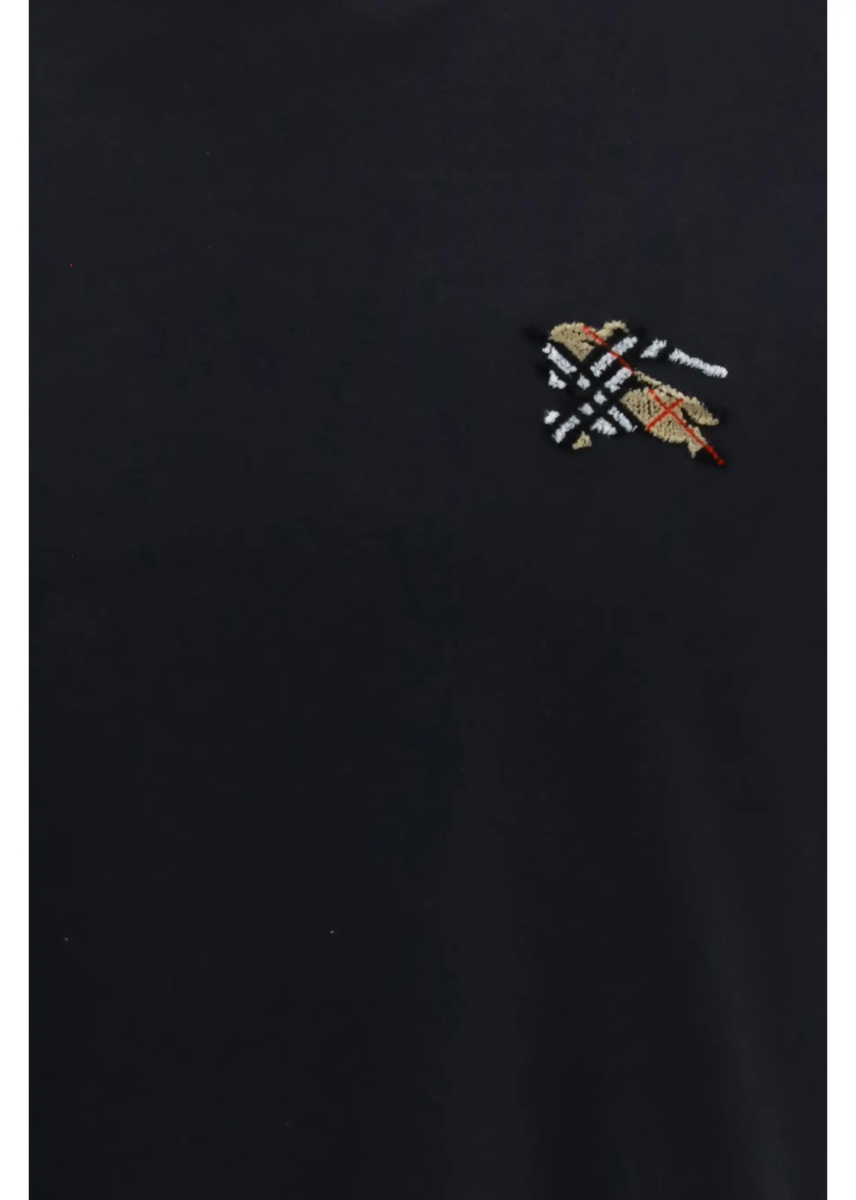Tricou Embroidered logo cotton T-shirt - Img 3