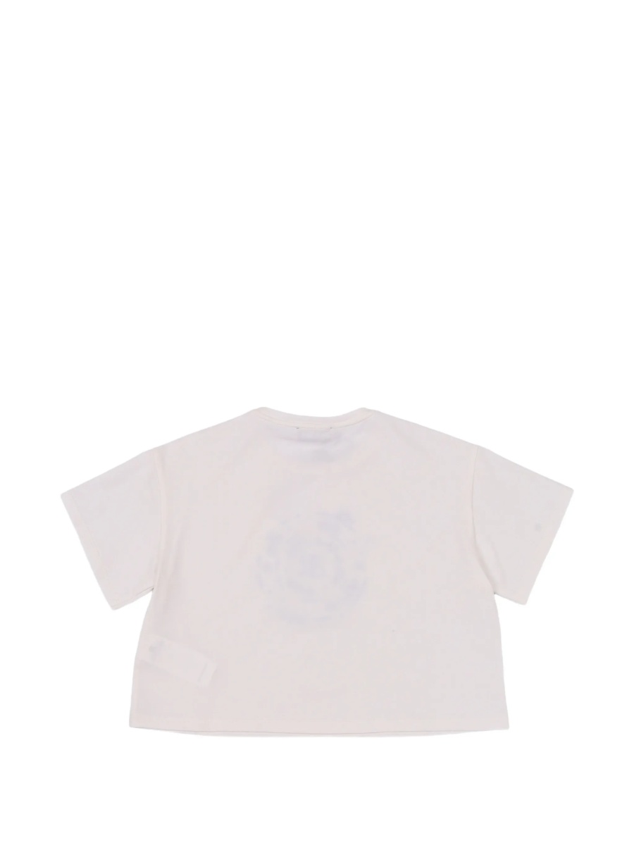 Tricou Ermanno Scervino Kids alb - Img 2