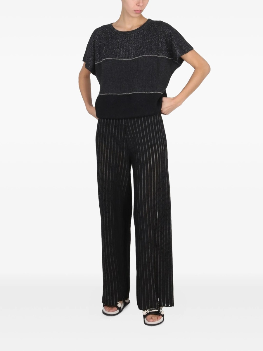 Tricou Fabiana Filippi gri din lana si mohair - Img 2