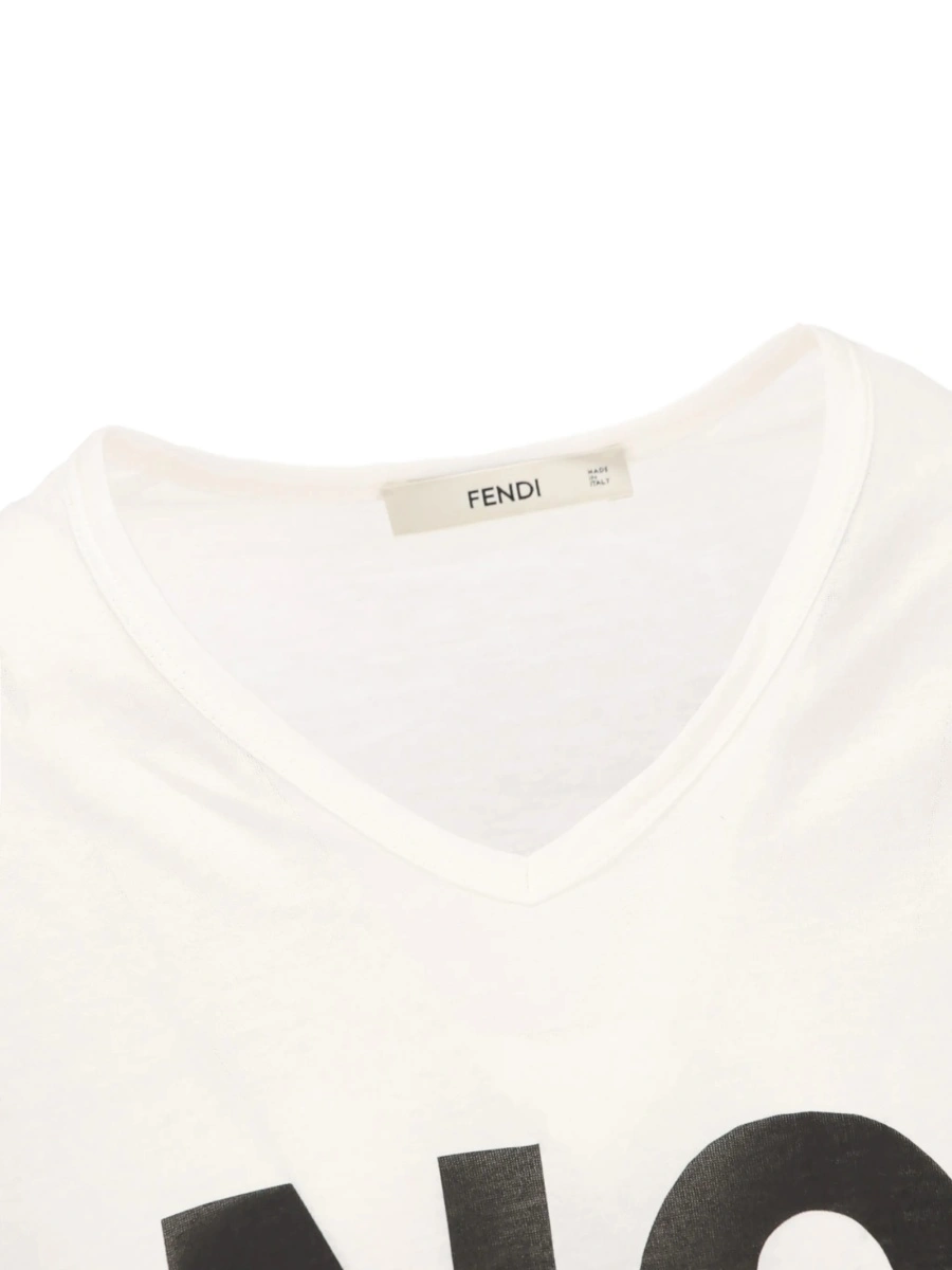 Tricou Fendi alb - Img 3