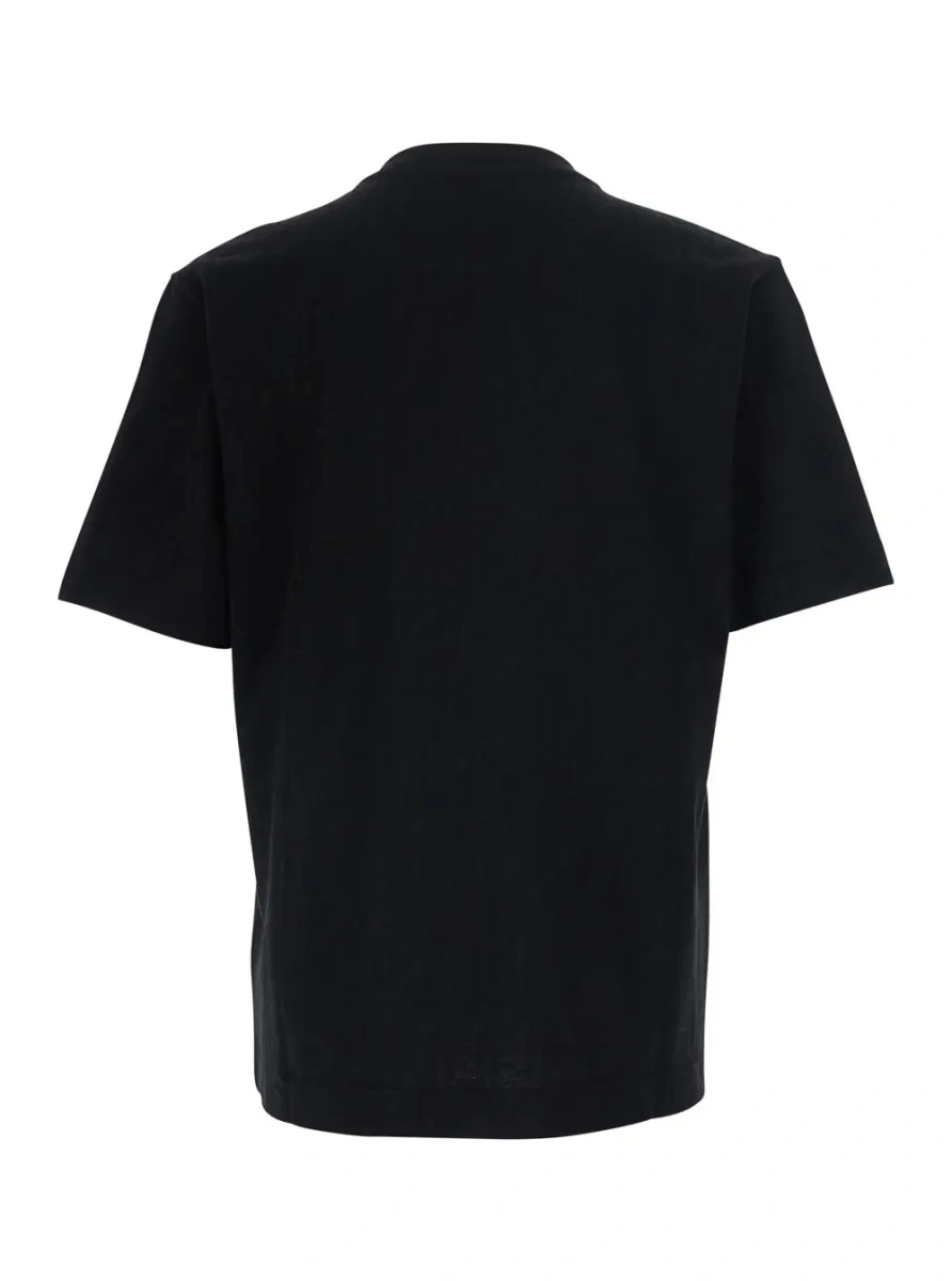 Tricou Fendi negru din bumbac - Img 2