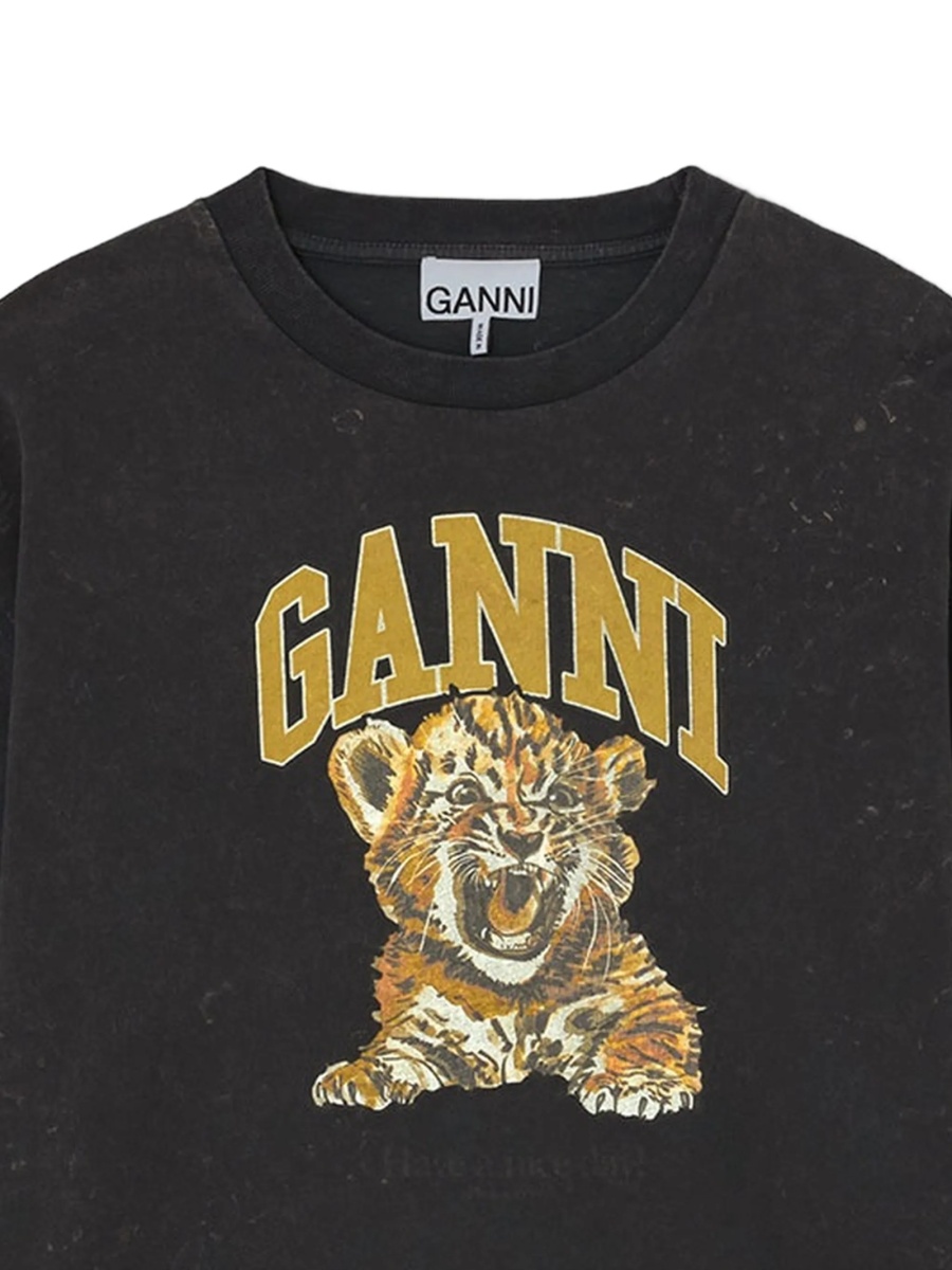 Tricou Ganni negru - Img 2