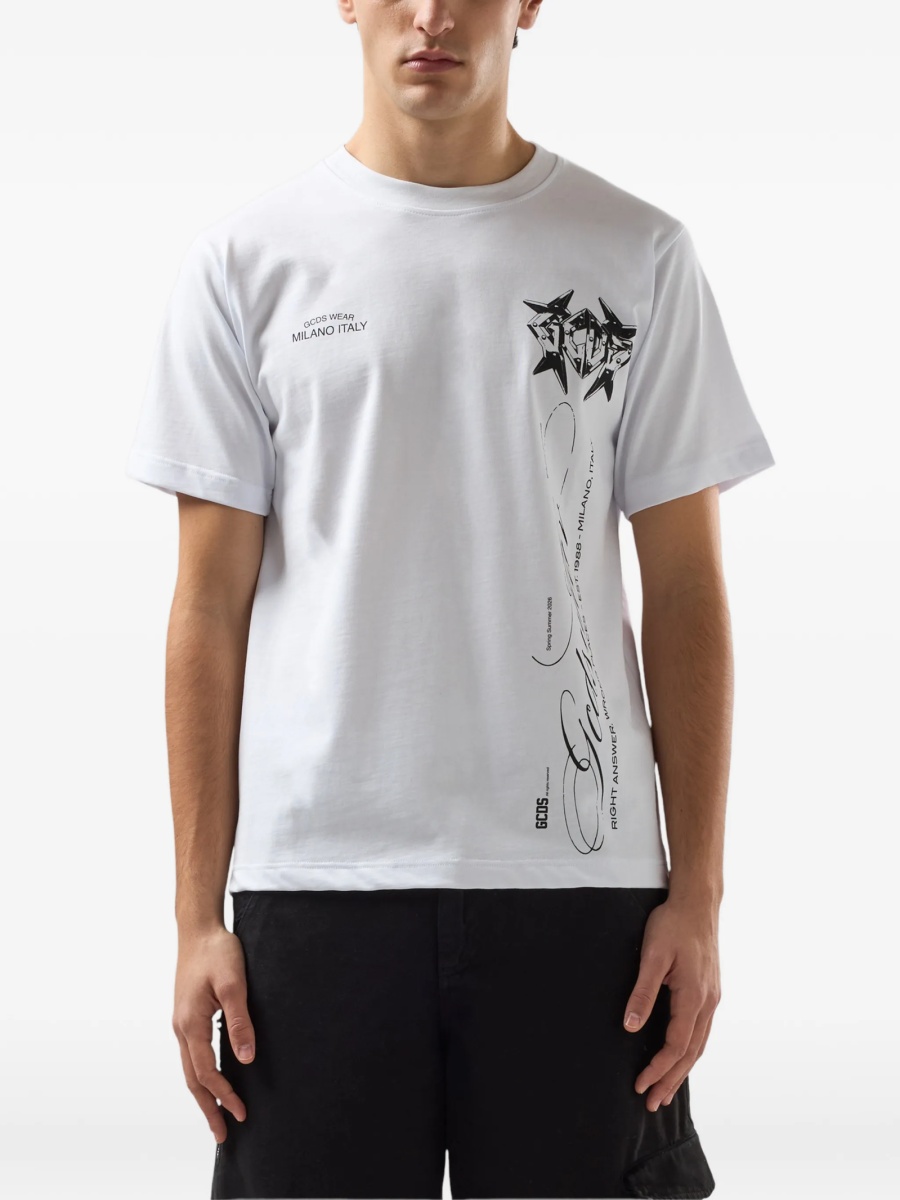 Tricou GCDS alb - Img 3