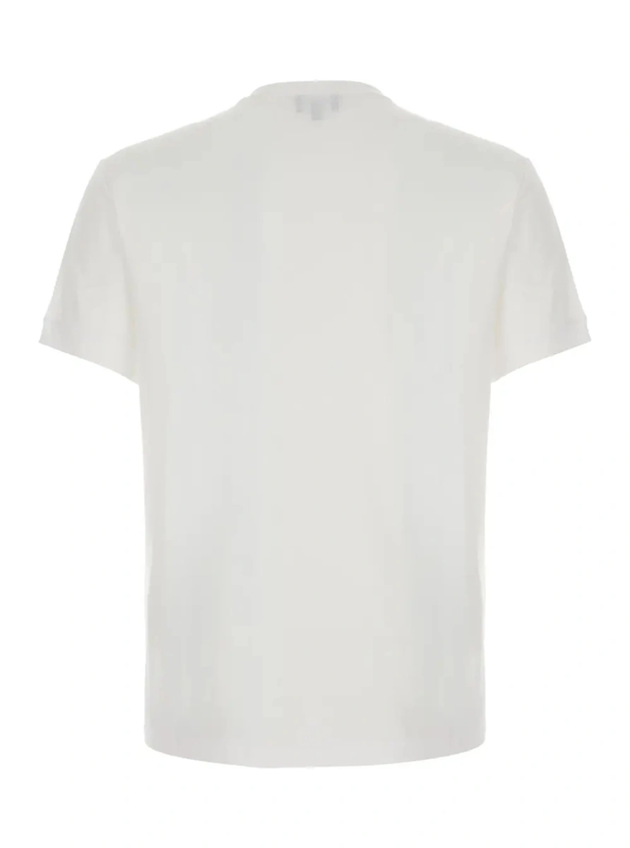 Tricou Giorgio Armani alb din bumbac - Img 2