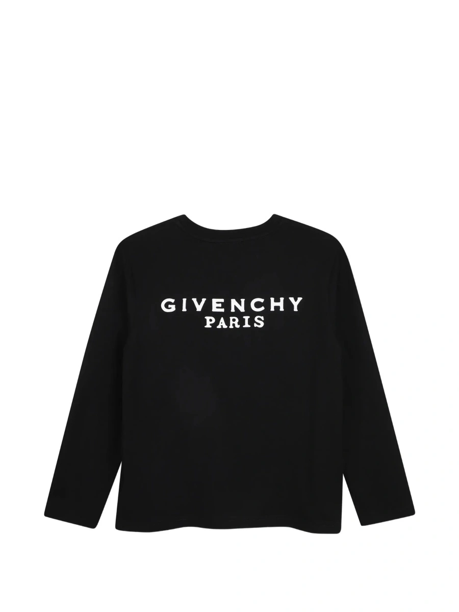 Tricou Givenchy negru din bumbac - Img 4