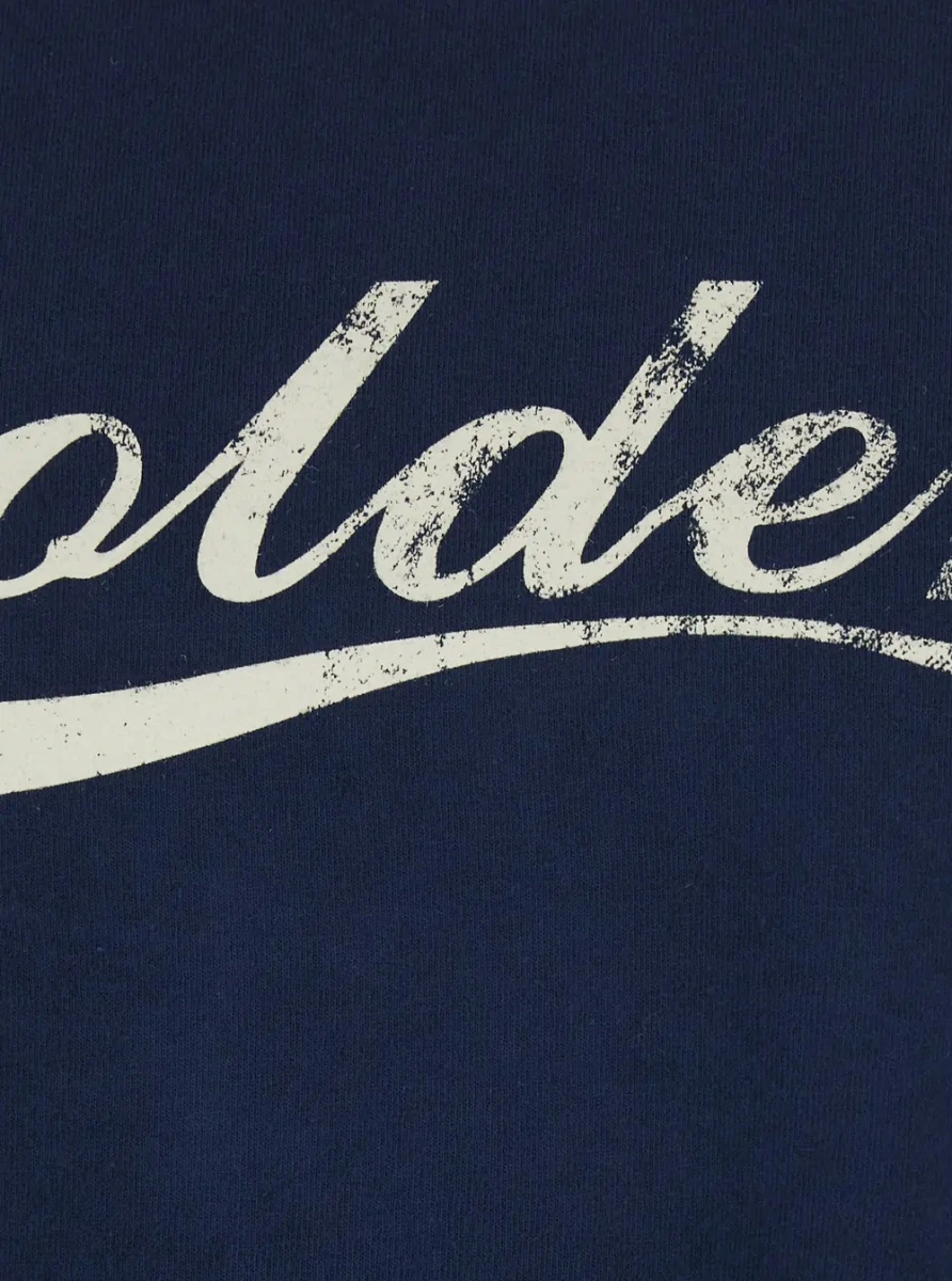 Tricou Golden Goose albastru din bumbac - Img 3