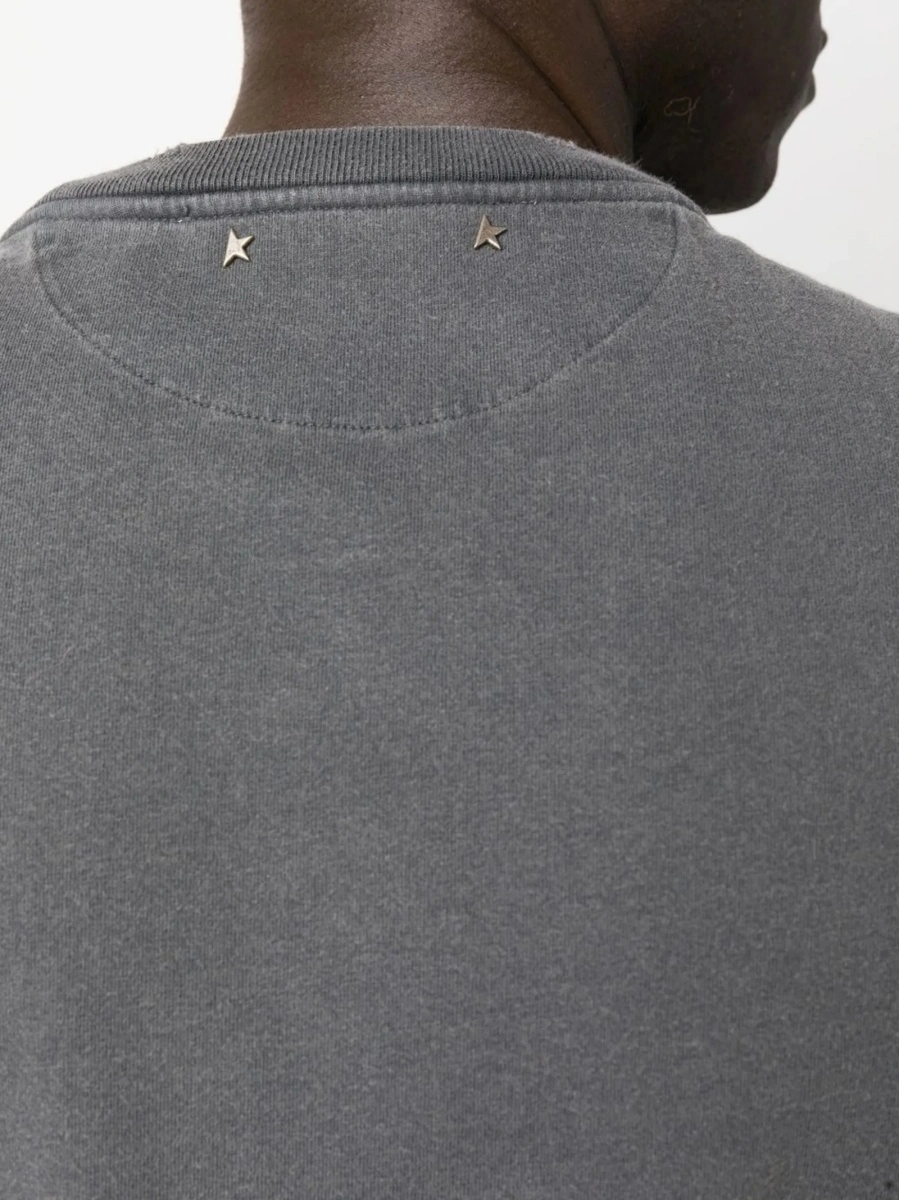 Tricou Golden Goose gri - Img 5