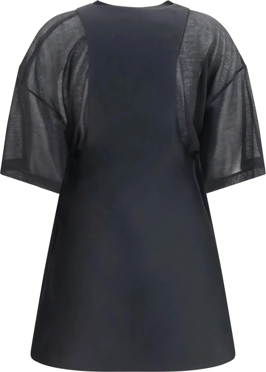 Tricou Hybrid Dress with sheer T-shirt - Img 2