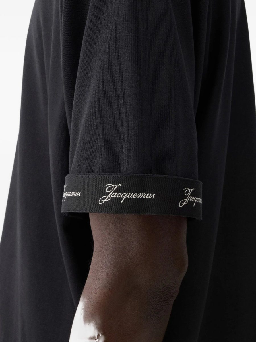 Tricou JACQUEMUS Rond Carré negru - Img 4