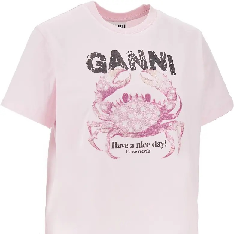 Tricou Jersey T-shirt with 'Crab' print - Img 2
