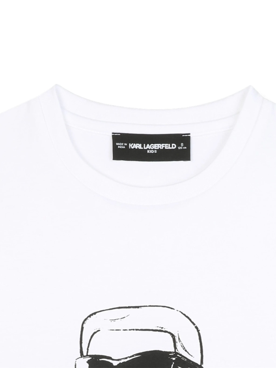 Tricou Karl Lagerfeld alb - Img 3