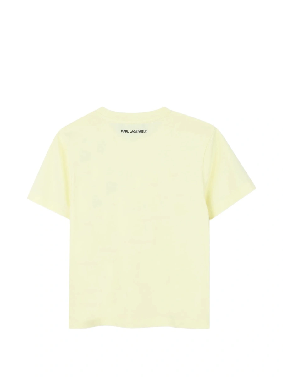 Tricou Karl Lagerfeld galben - Img 2