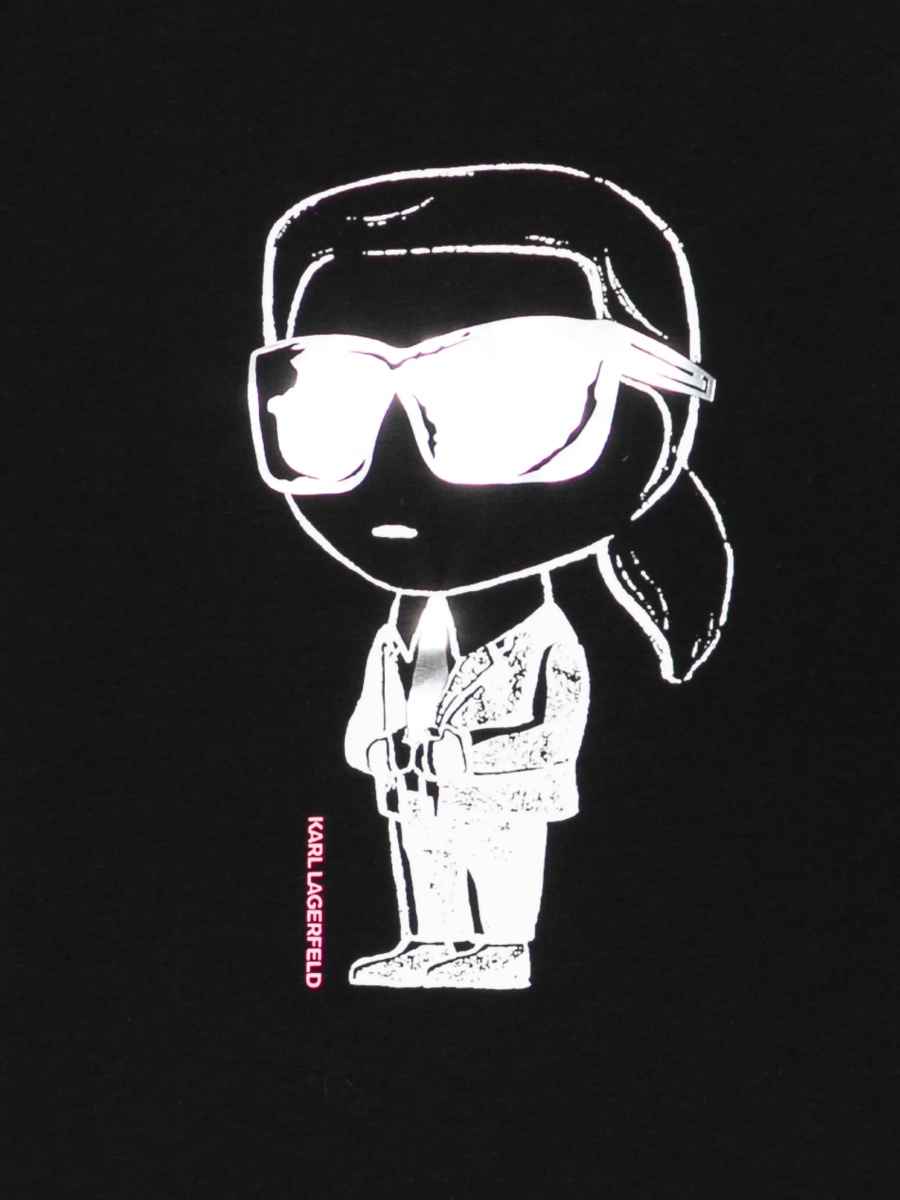Tricou Karl Lagerfeld negru - Img 3