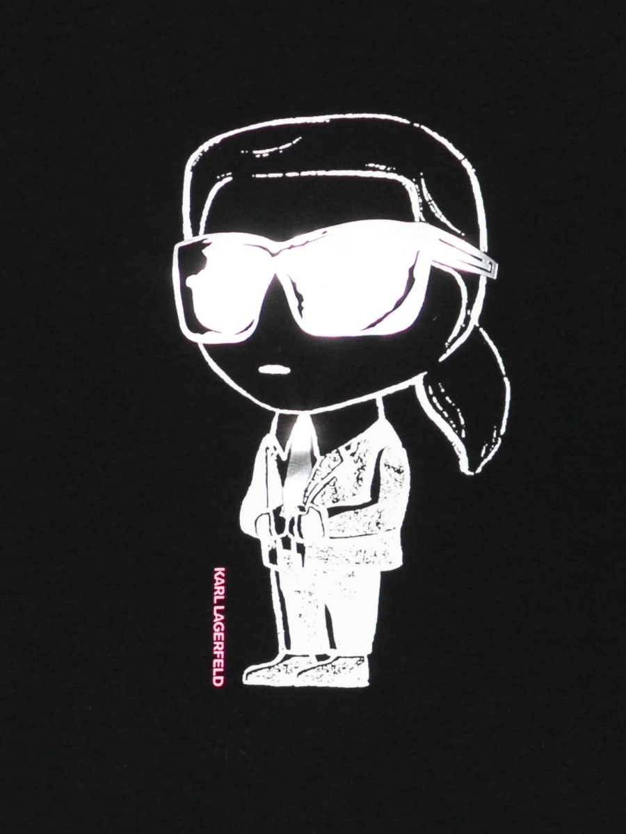 Tricou Karl Lagerfeld negru - Img 3