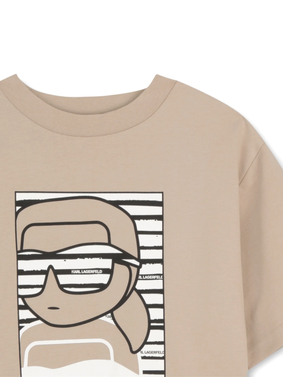 Tricou Karl Lagerfeld neutru - Img 3