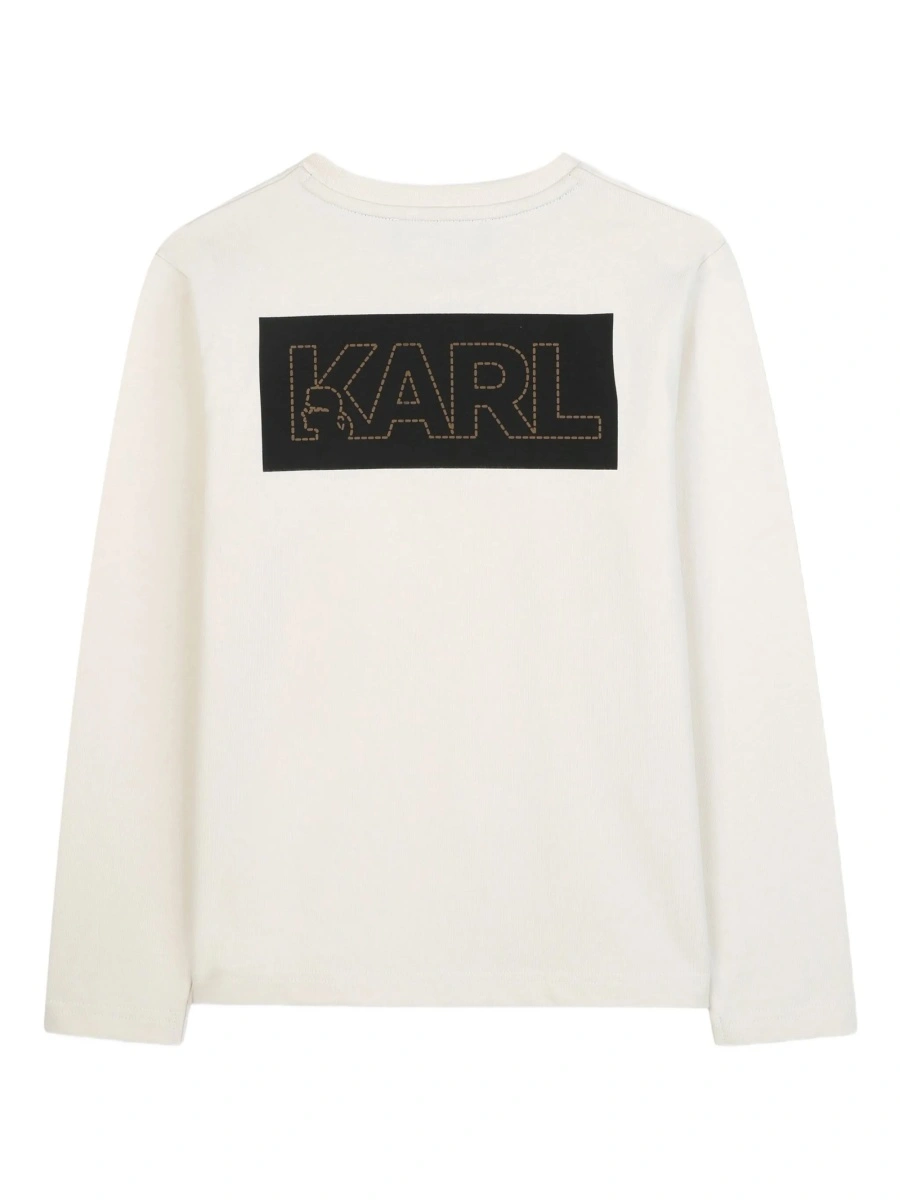 Tricou Karl Lagerfeld neutru - Img 2
