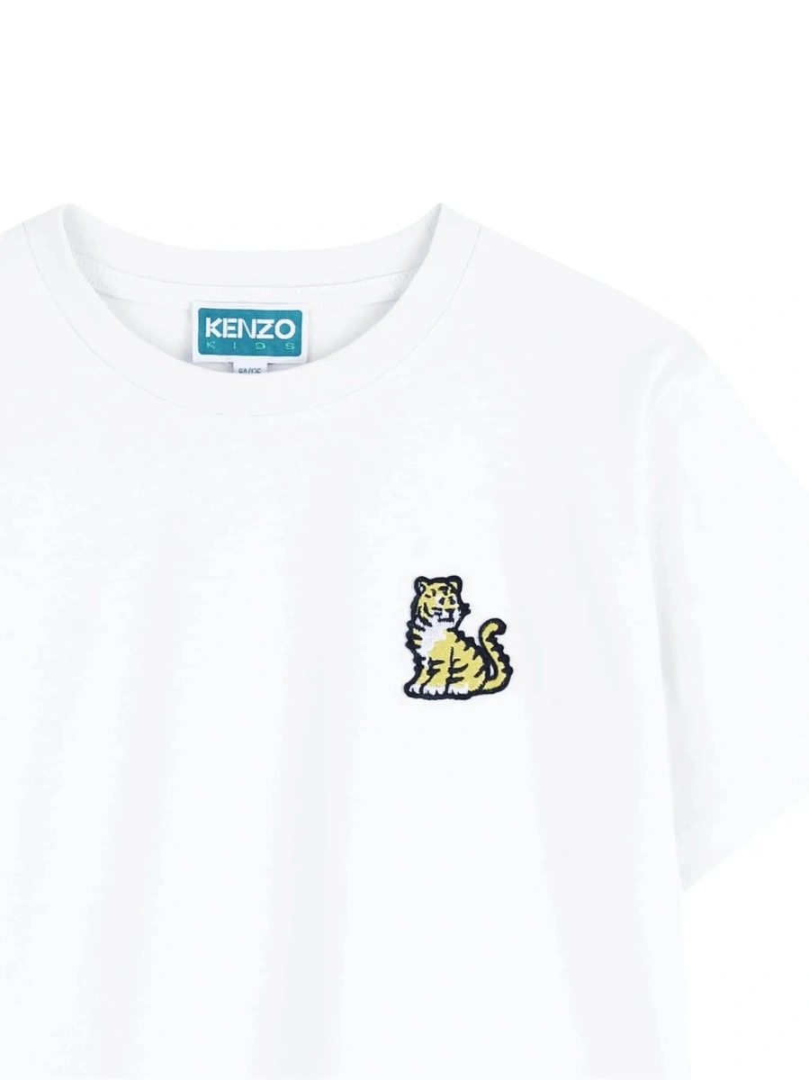 Tricou Kenzo alb din bumbac - Img 5