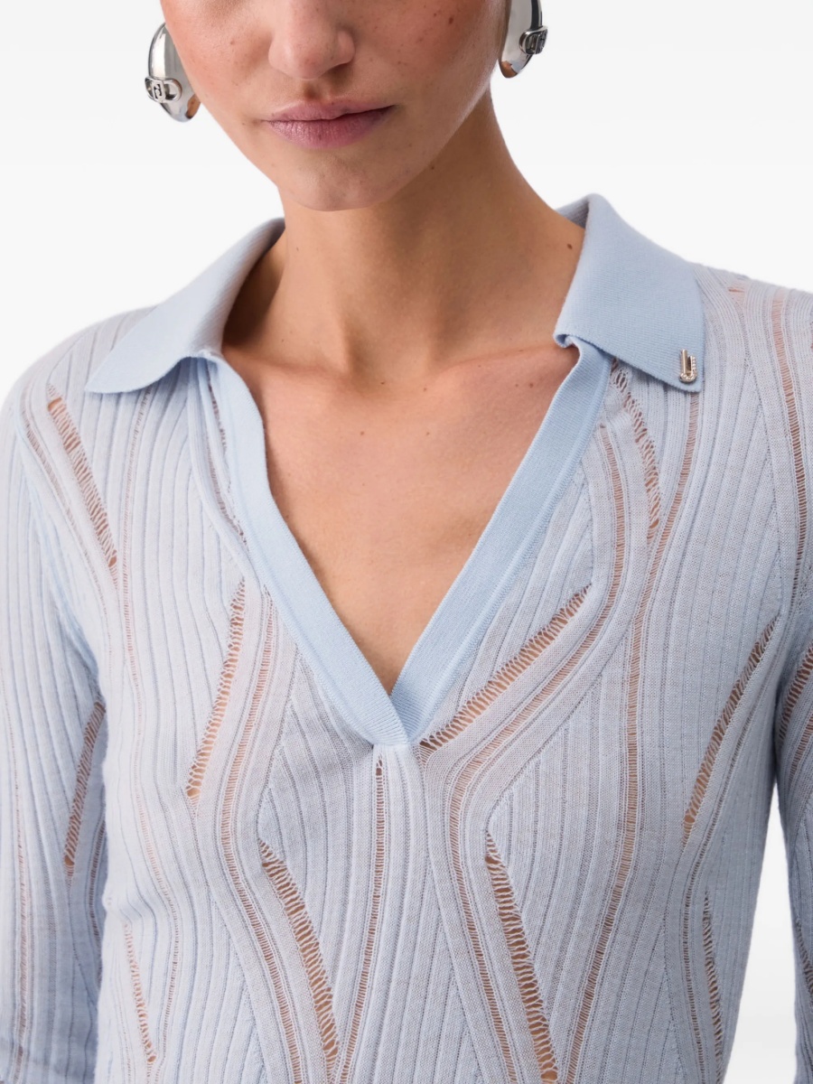 Tricou Liu Jo albastru - Img 5