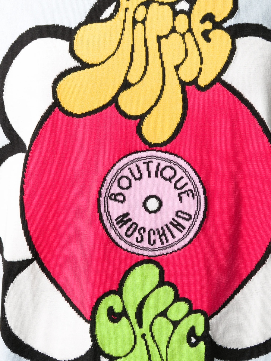 Tricou LOVE Moschino albastru - Img 5