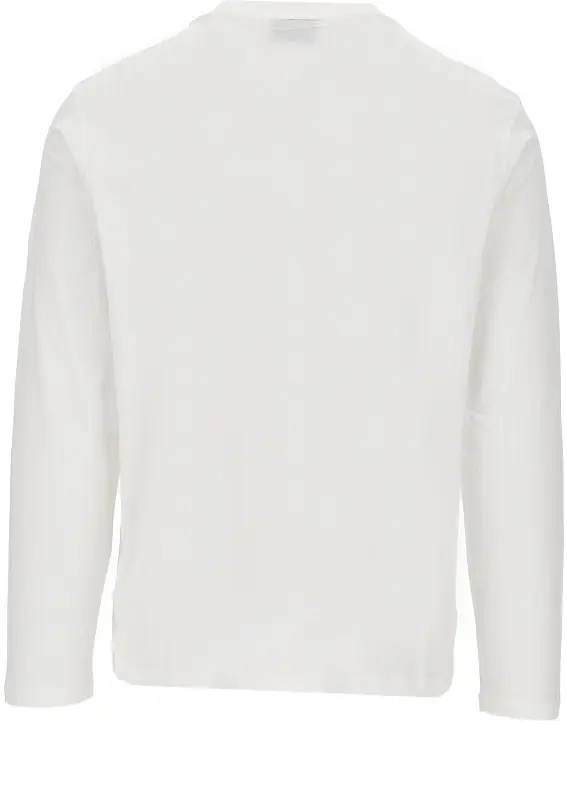 Tricou Lyocell and cotton blend T-shirt with logo - Img 3