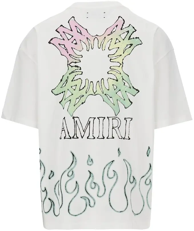 Tricou MA Quad Flames oversized T-shirt - Img 3