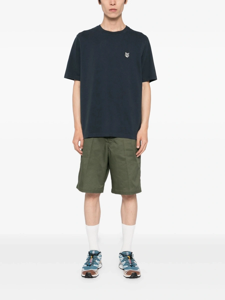 Tricou MAISON KITSUNÉ albastru - Img 2
