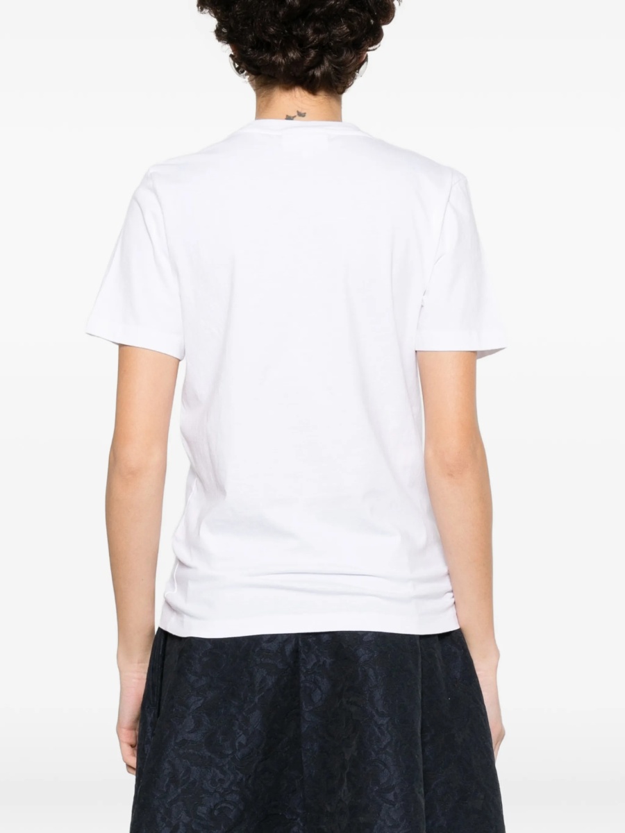 Tricou MAISON KITSUNÉ alb - Img 4