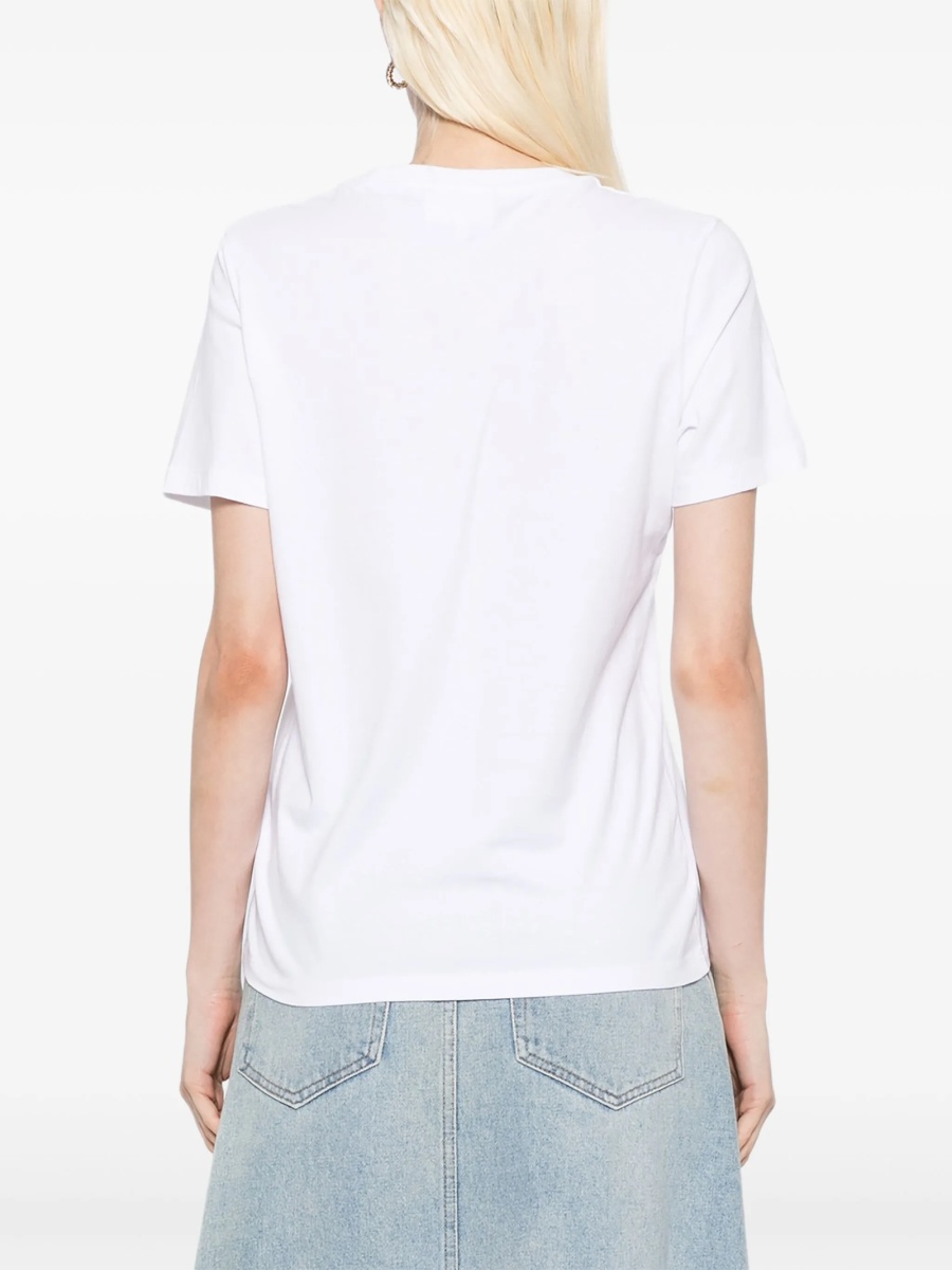 Tricou MAISON KITSUNÉ alb - Img 4