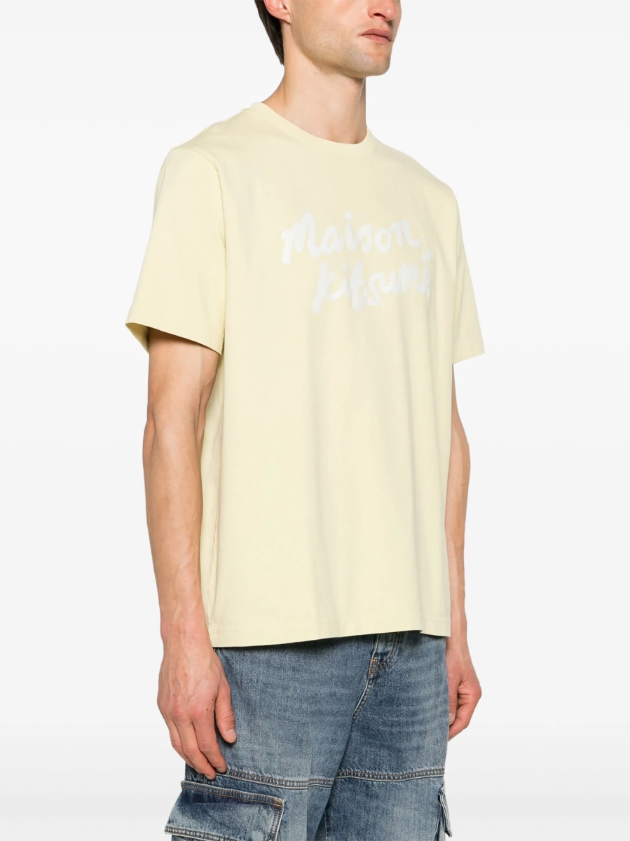Tricou MAISON KITSUNÉ galben - Img 3
