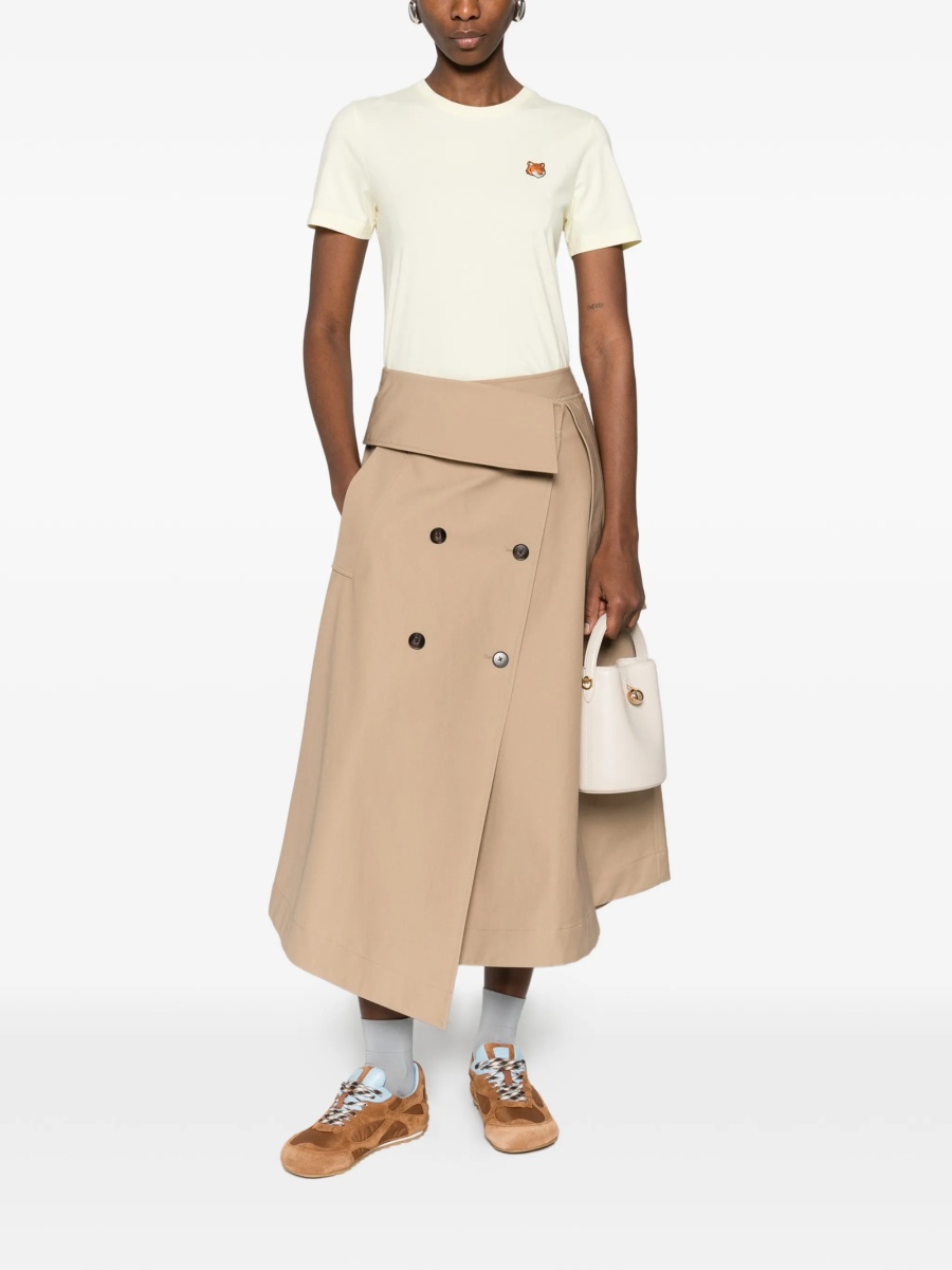Tricou MAISON KITSUNÉ galben - Img 2
