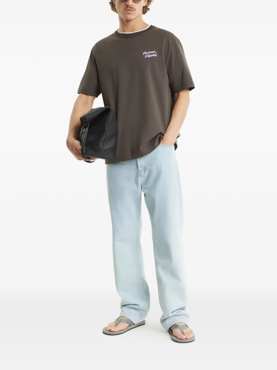 Tricou MAISON KITSUNÉ maro - Img 2
