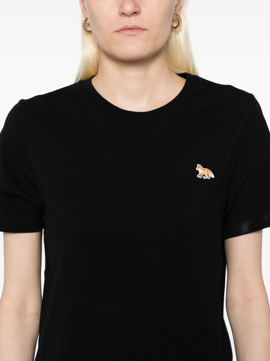Tricou MAISON KITSUNÉ negru - Img 5