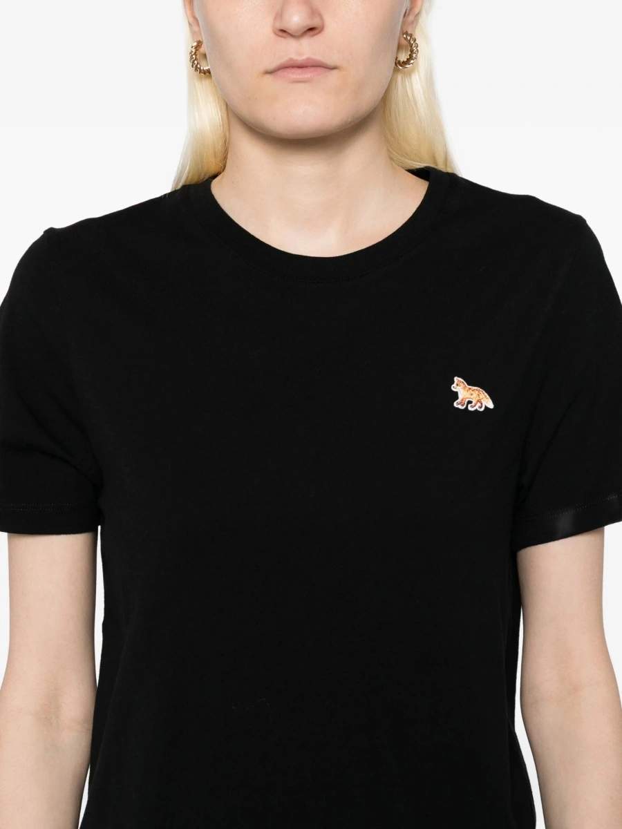 Tricou MAISON KITSUNÉ negru - Img 5