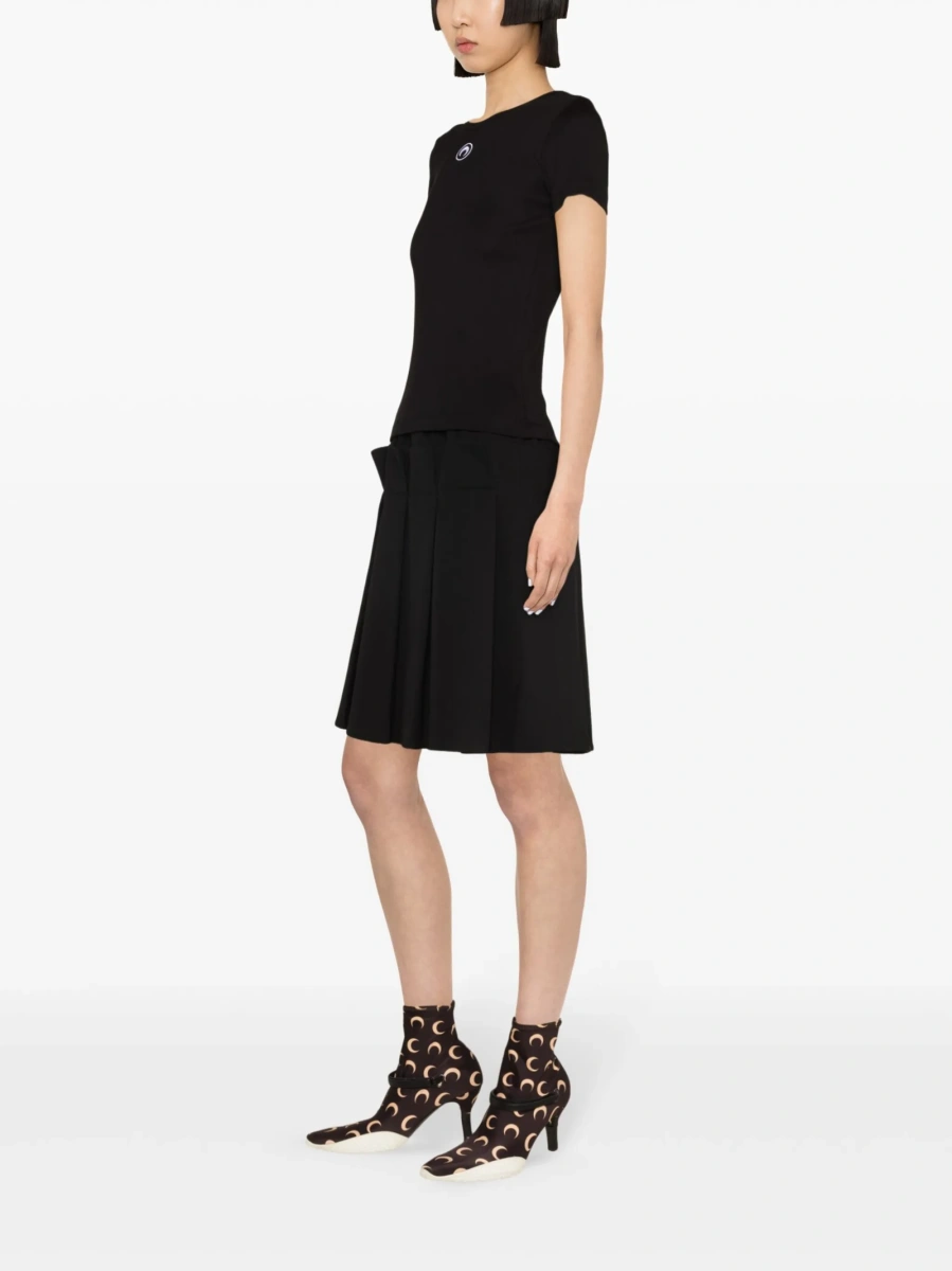 Tricou MARINE SERRE crescent moon negru - Img 4