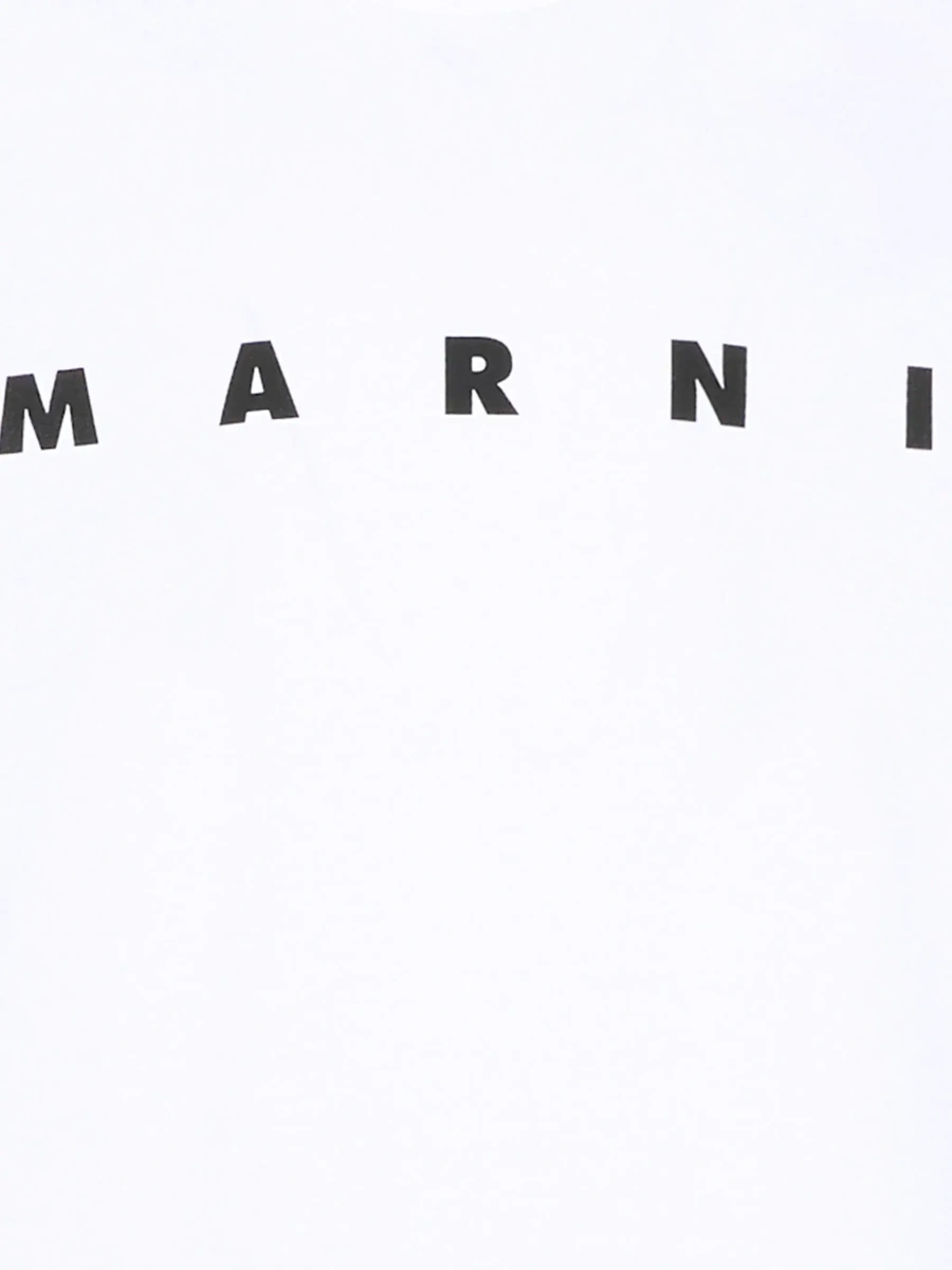 Tricou Marni alb din bumbac - Img 5