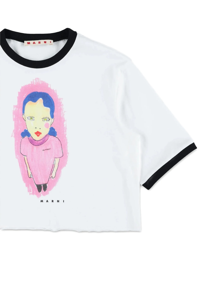 Tricou Marni alb - Img 3