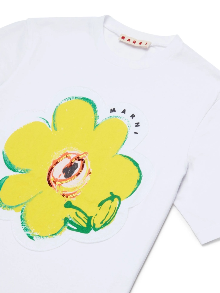 Tricou Marni alb - Img 3