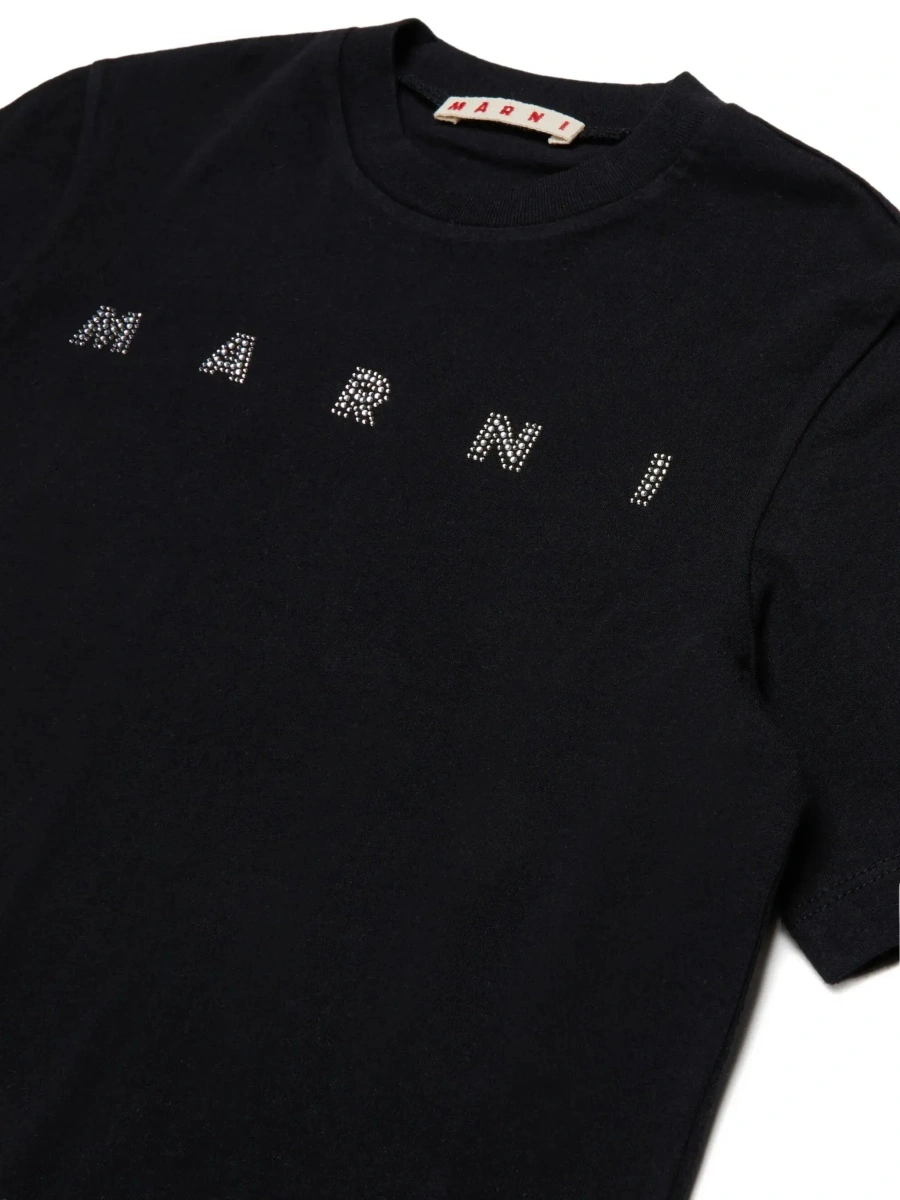 Tricou Marni negru din bumbac - Img 5