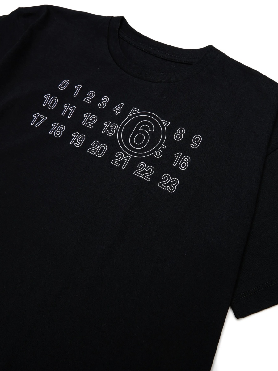 Tricou MM6 Maison Margiela negru - Img 3