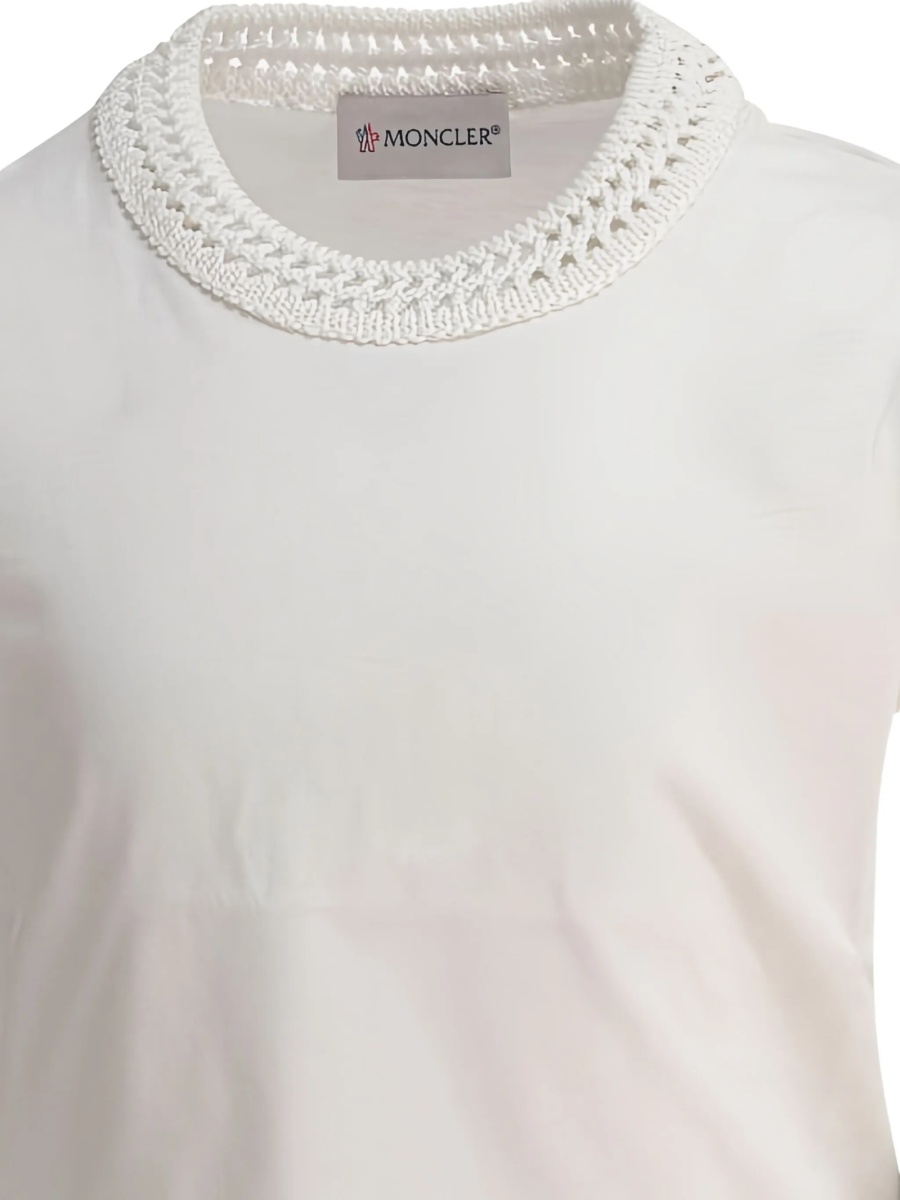 Tricou Moncler alb - Img 4