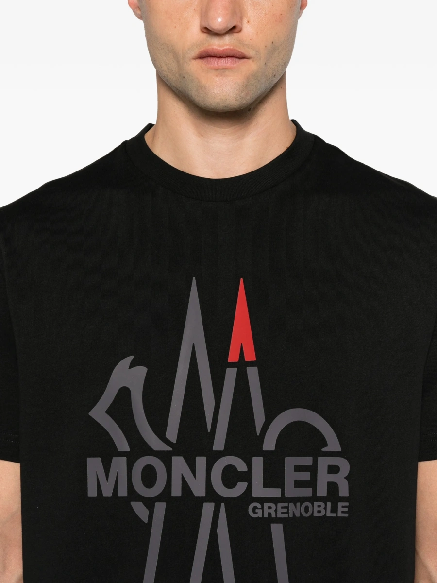 Tricou Moncler Grenoble negru - Img 5
