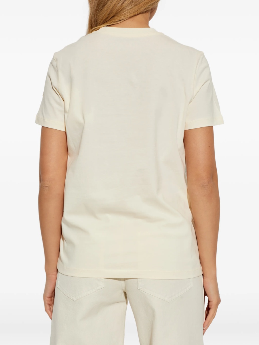 Tricou Moncler neutru din bumbac - Img 8